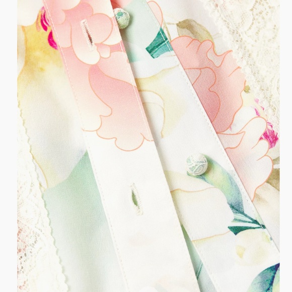 JOHNNY WAS Ruksana Floral Silk Shirt - Picture 5 of 5